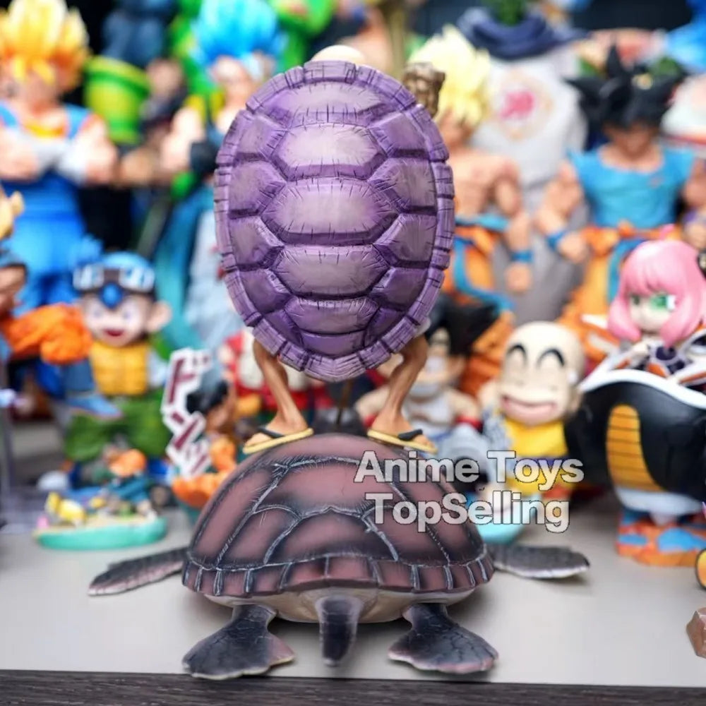 Figura Maestro Roshi sobre Tortuga - Dragon Ball | Versión Clásica 23.5cm