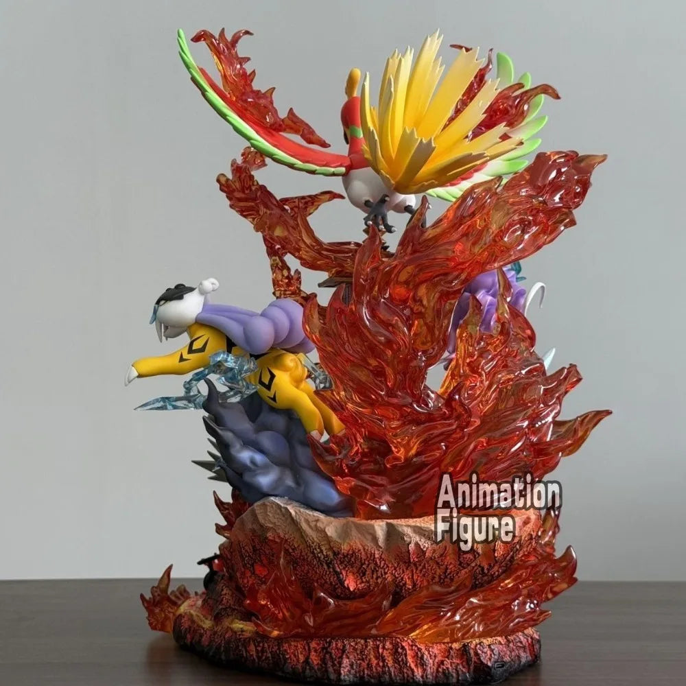 Figura Raikou, Suicune, Entei y Ho-Oh - Pokémon | 38cm