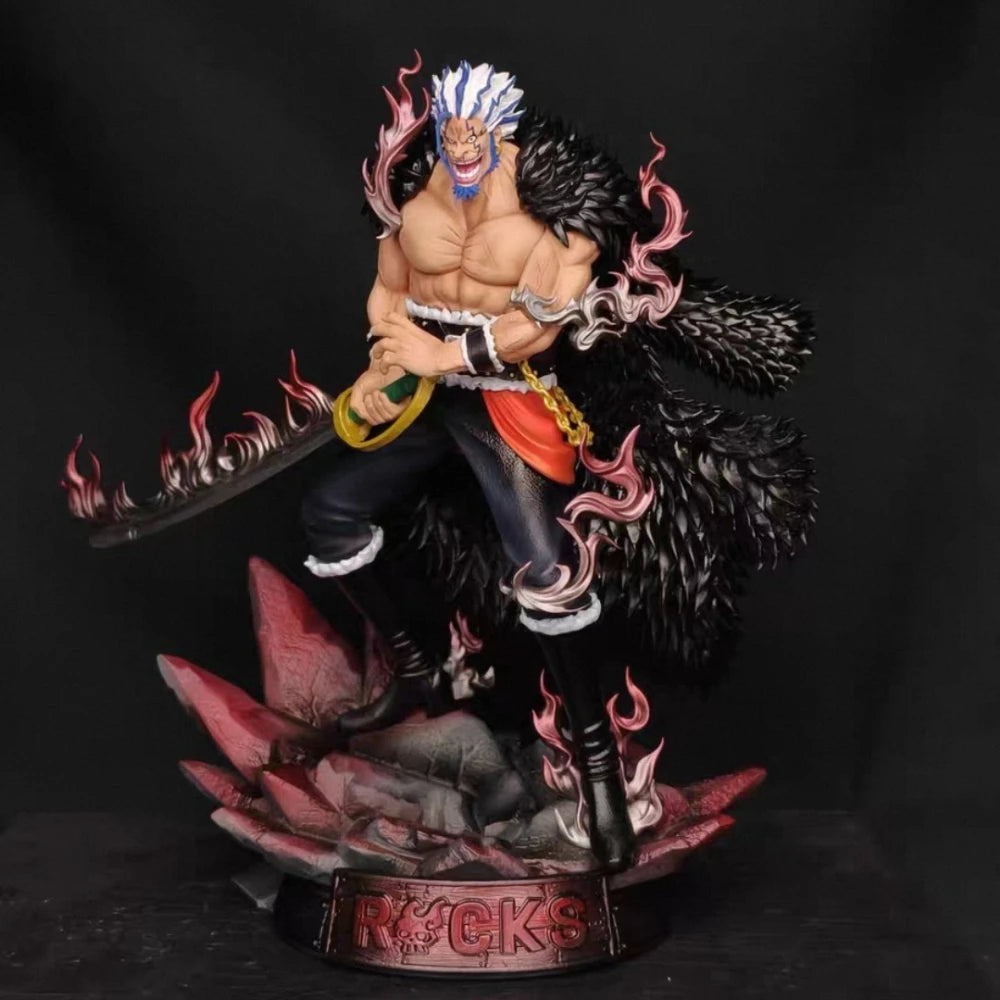 Figura Rocks D. Xebec - One Piece | Rocks D. Xebec, modelo de resina impreso en 3D y pintado a mano