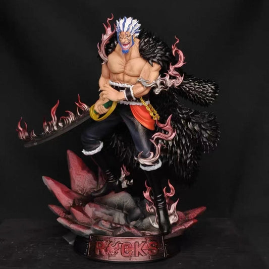 Figura Rocks D. Xebec - One Piece | Rocks D. Xebec, modelo de resina impreso en 3D y pintado a mano