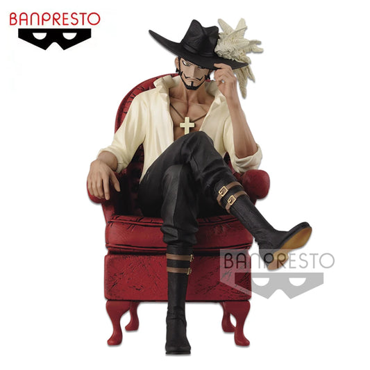 Figura Dracule Mihawk - One Piece | Banpresto Creator x Creator Sillón 14cm