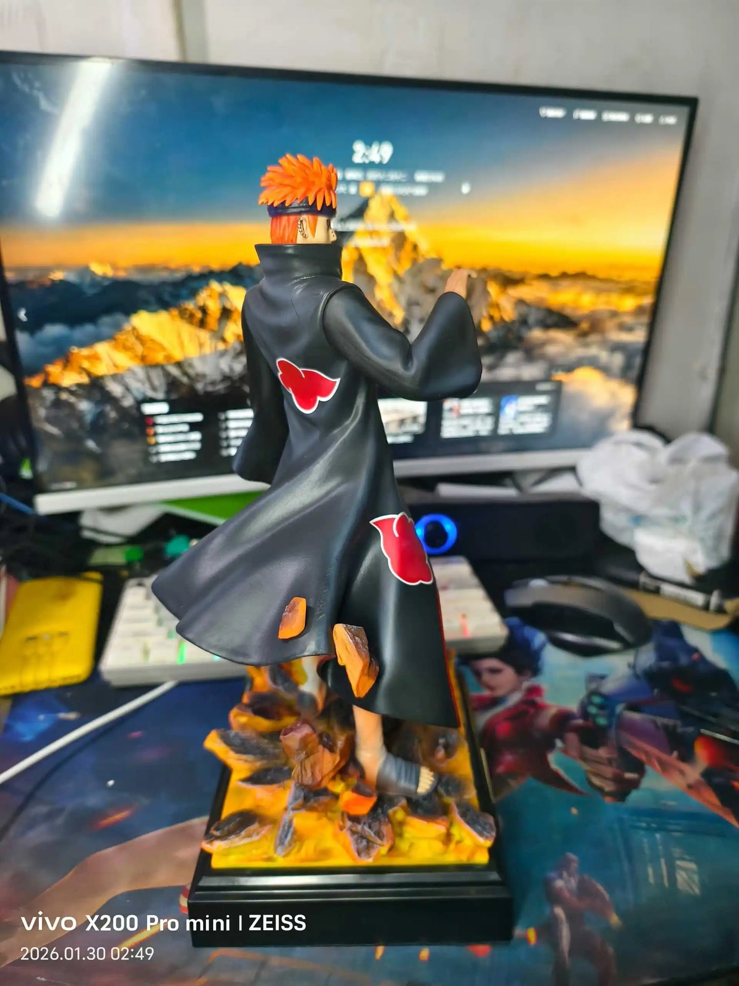 Figura Pain - Naruto Shippuden | Líder Akatsuki 33cm