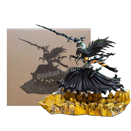 Figura Ichigo Kurosaki - Bleach | Ichigo Kurosaki en forma Mugetsu, Getsuga Tenshou Final 24cm