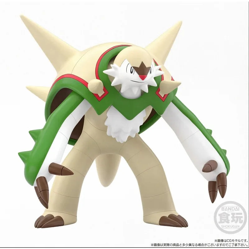 Figura Calem, Chesnaught y Delphox - Pokémon | Bandai Scale World