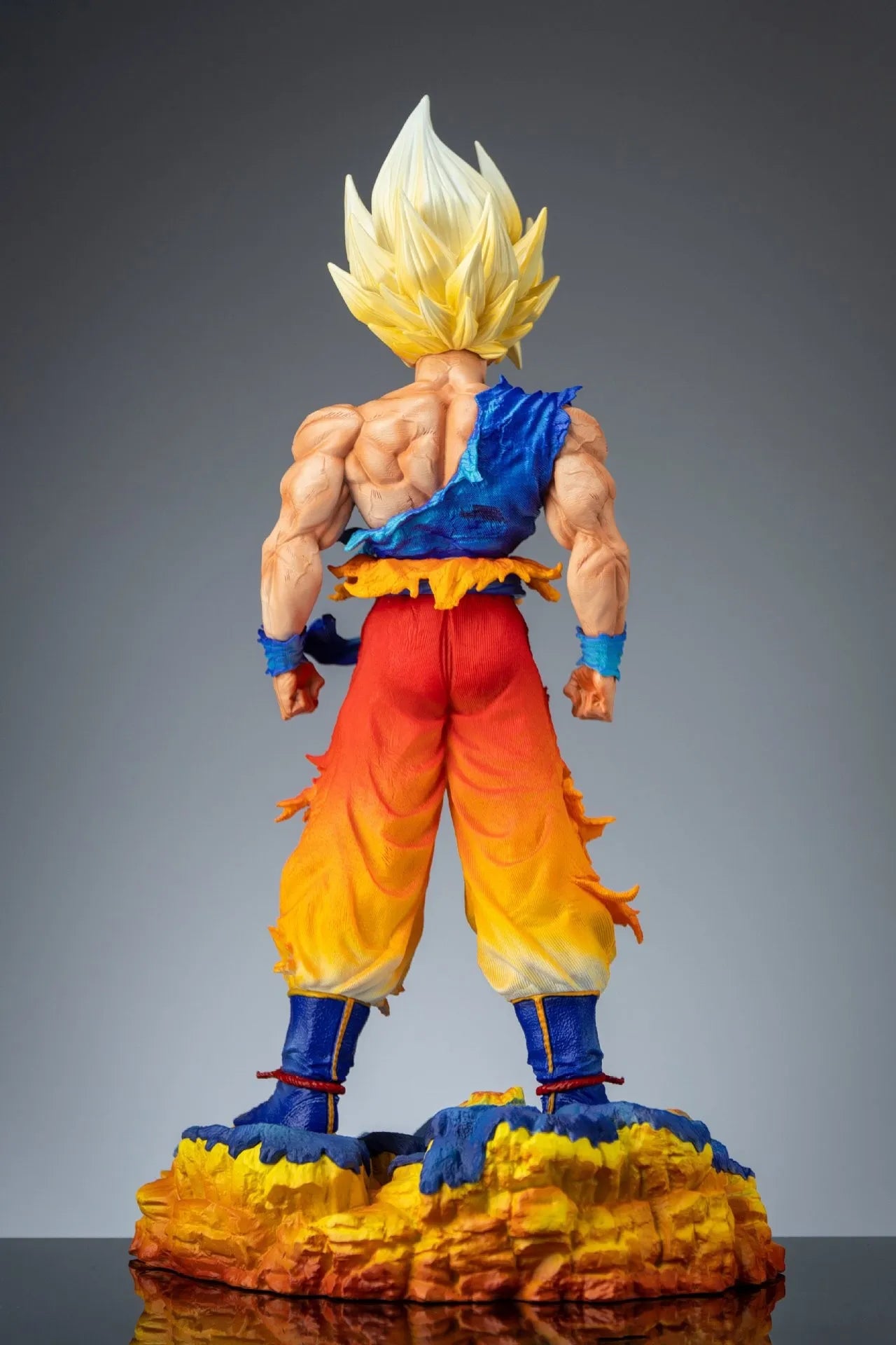 Figura Son Goku - Dragon Ball Z | JT Studio Estatua Batalla Color Especial
