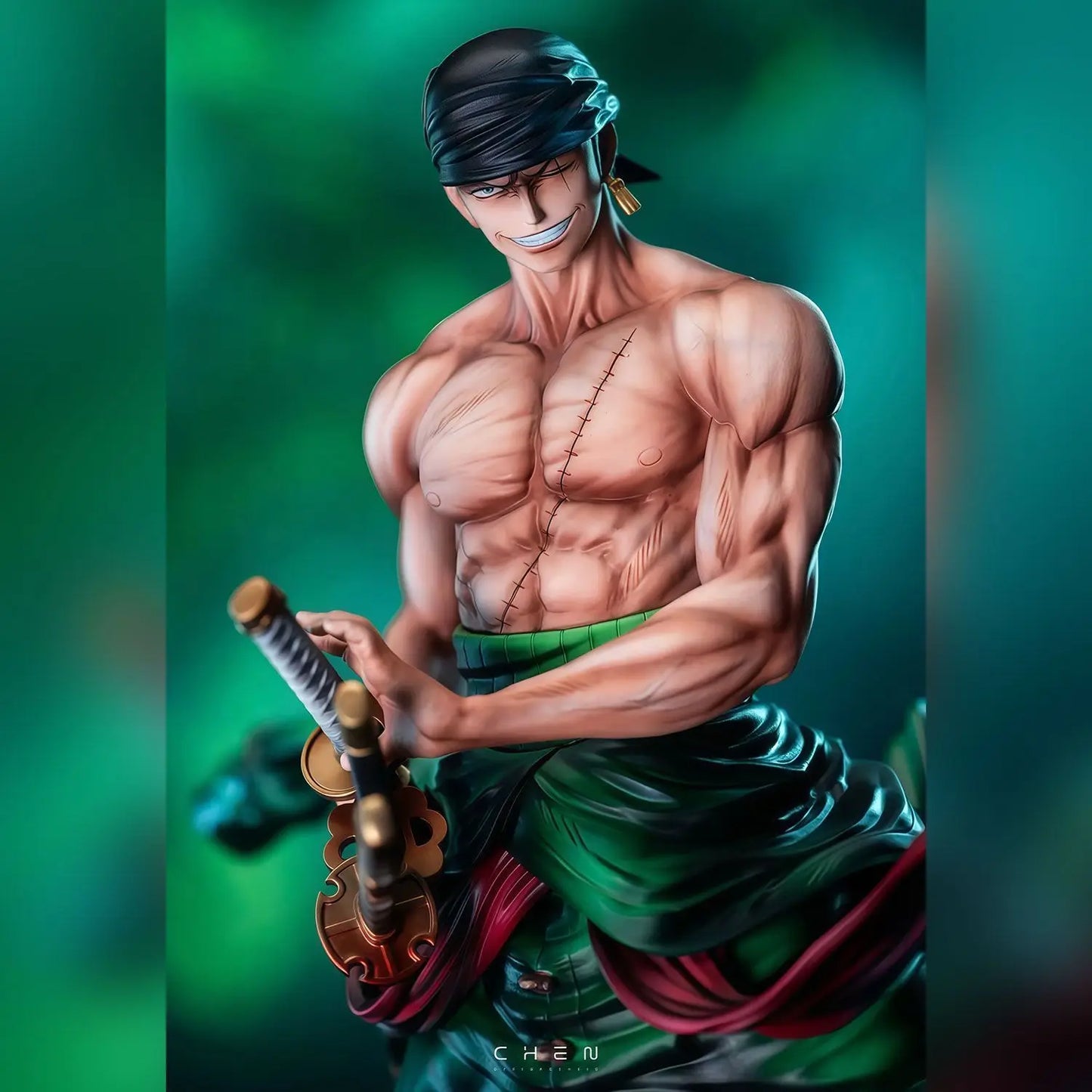 Figura Roronoa Zoro - One Piece | GK 28cm
