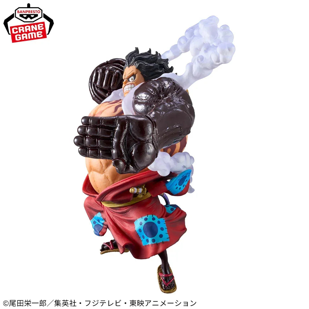 Original en Stock Banpresto Koa rey del artista equipo especial de una pieza cuarto mono D Luffy figura modelo juguetes en caja regalo genuino