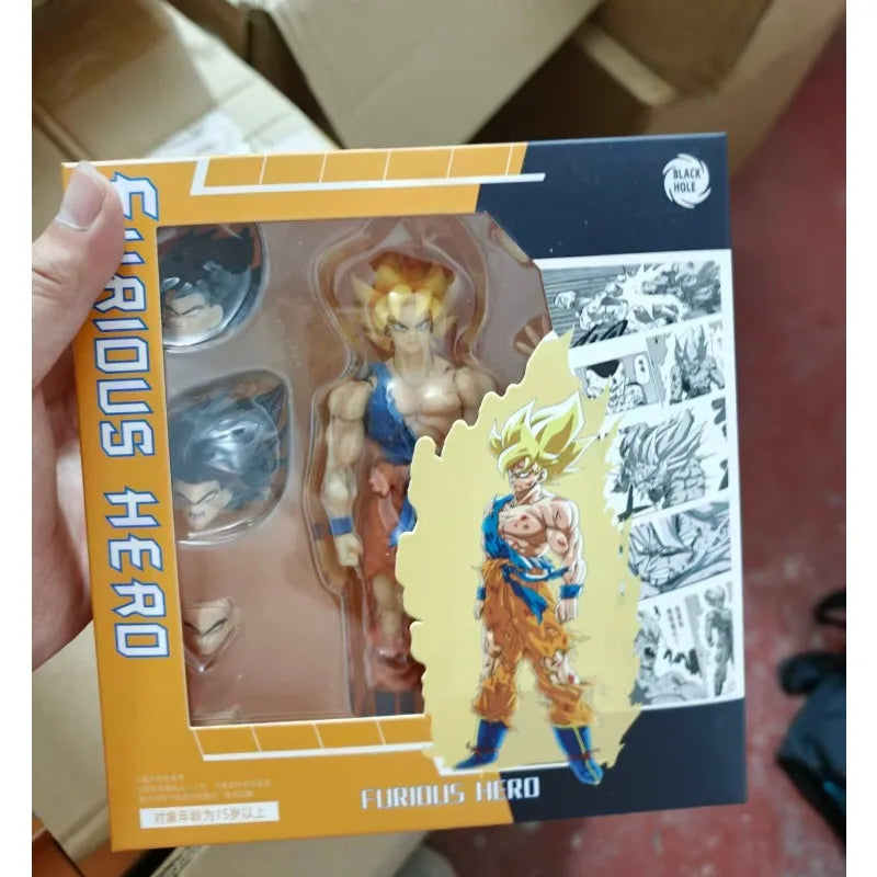 Figura Son Goku Super Saiyan - Dragon Ball | Furious Hero (Black Hole)