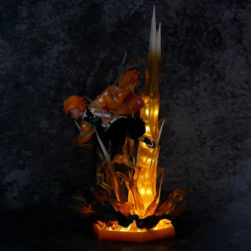 Figura Zenitsu Agatsuma - Kimetsu no Yaiba | Rayo del Trueno 35cm