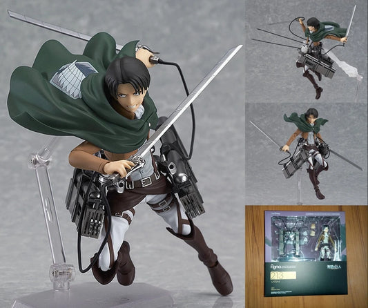 Figura Levi Ackerman - Attack on Titan | Espadas Desmontable 14cm