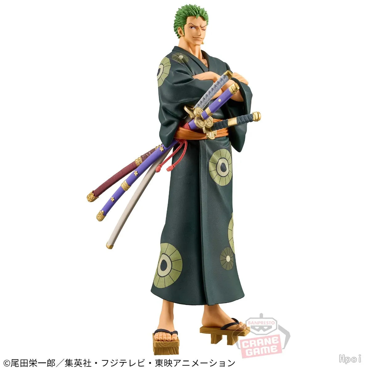 Figura Roronoa Zoro - One Piece | DXF The Grandline Wano 17cm
