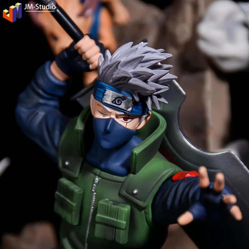 Figuras de Anime Naruto Shippuden Hatake Kakashi GK, modelo de gran tamaño, estatua de figura de acción de 36cm, figura de PVC, juguetes coleccionables Figma
