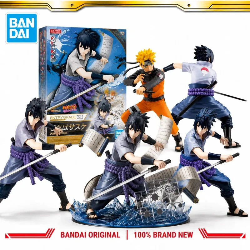 Figura Sasuke Uchiha - Naruto Shippuden | Bandai Entry Grade (maqueta para montar)