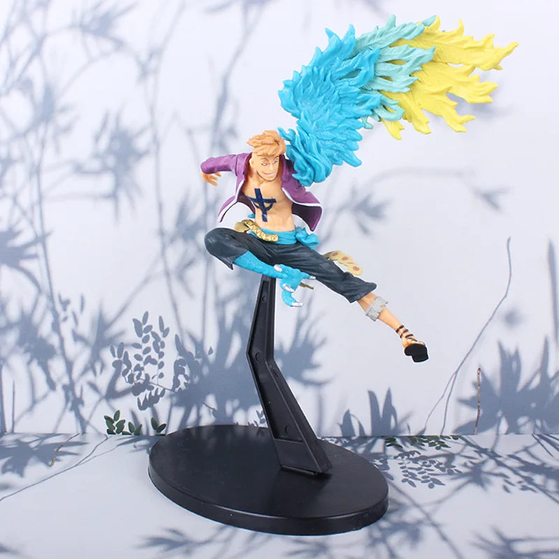 15cm Anime One Piece Whitebeard Pirates Edward Newgate Marco PVC Action Figure Game Statue Collection Model Kids Toys Doll Gifts