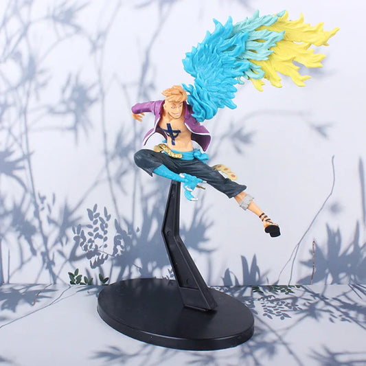 15cm Anime One Piece Whitebeard Pirates Edward Newgate Marco PVC Action Figure Game Statue Collection Model Kids Toys Doll Gifts