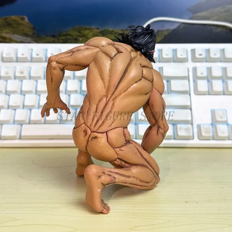 Attack on Titan Eren Levi Action Figure Shingeki no Kyojin The Founding Titan Figurine Model Toys 15cm Desktop Ornaments