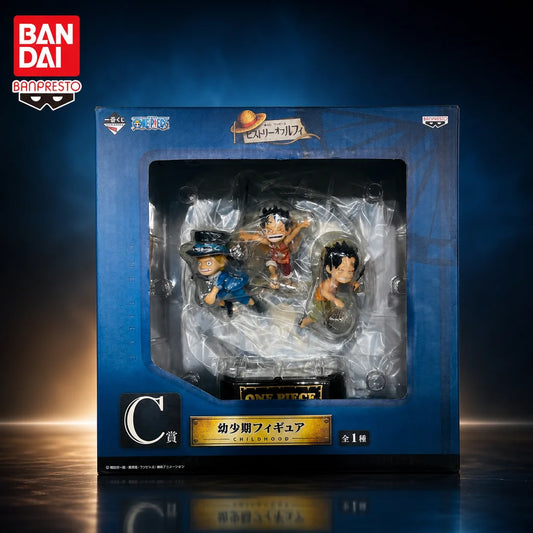 Figura Luffy, Ace y Sabo (Infancia) - One Piece | Banpresto Ichiban Kuji 15cm