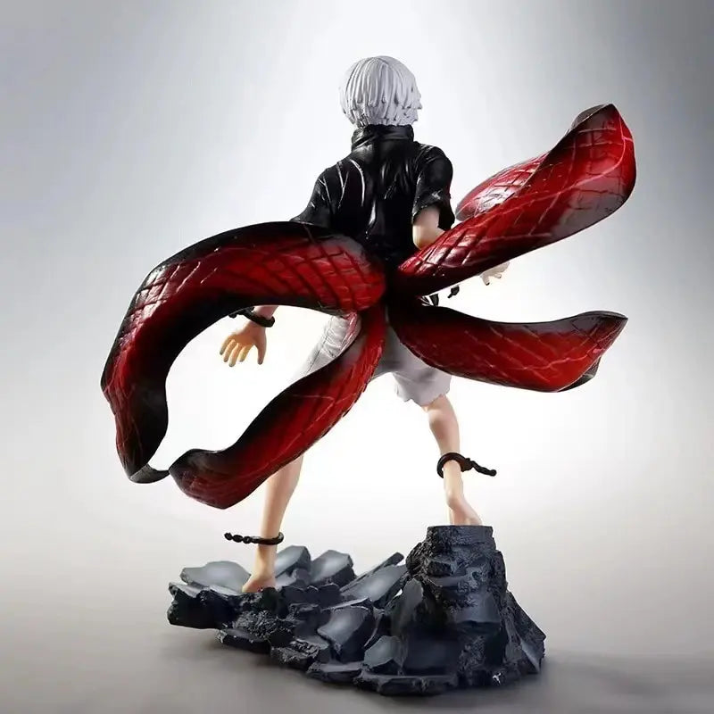Figura Ken Kaneki - Tokyo Ghoul | Mascara y Kagune Rojo 22cm