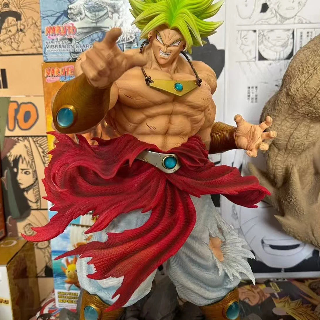 Figura Broly Legendary Super Saiyan - Dragon Ball Z | Estatua GK 50cm