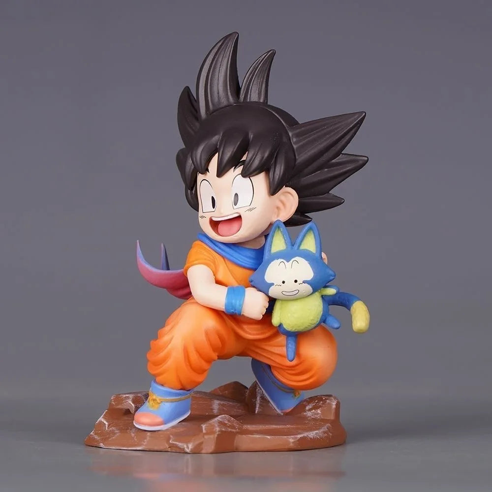 Figuras de acción de Dragon Ball Z de 10cm, Goku, abrazar, Pura, PVC, GK, Yamcha, modelo coleccionable, juguetes, regalos