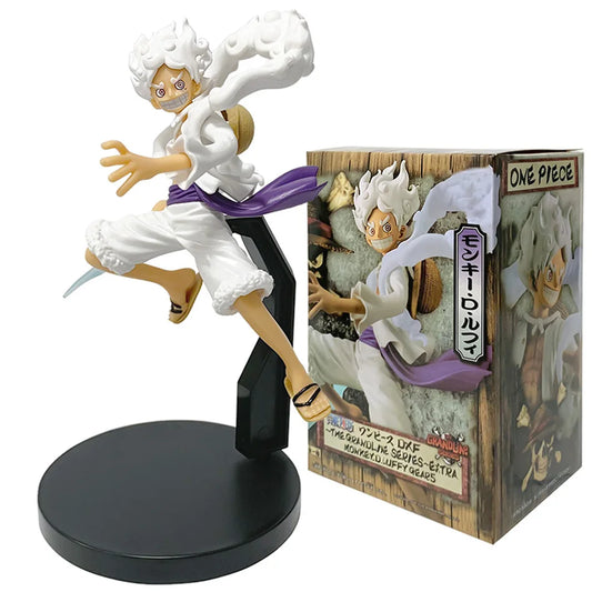 Figura Monkey D. Luffy Gear 5 Nika - One Piece | PVC 18cm