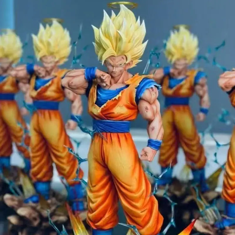 Figura Goku SSJ2 - Dragon Ball Z | Base LED Super Saiyan 2 33cm