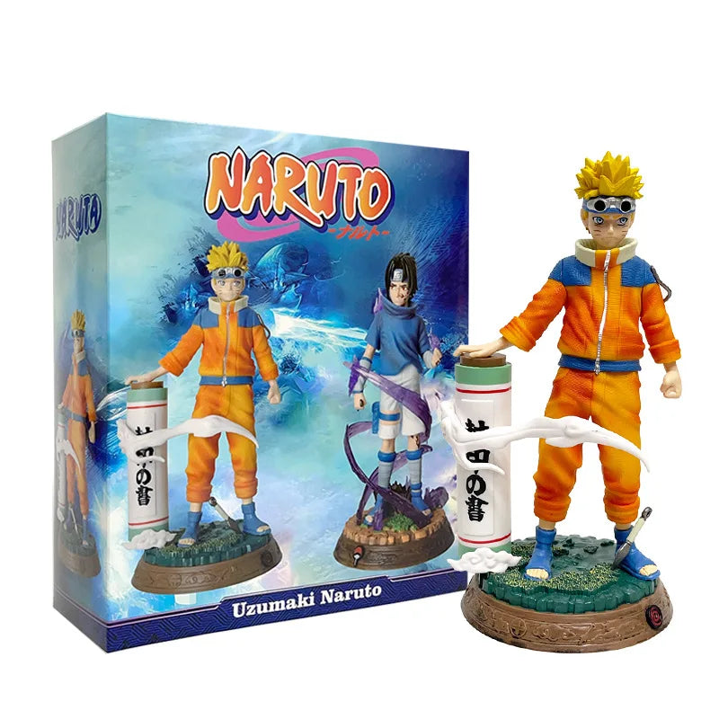 Figura Naruto y Sasuke 12 cm - Naruto Shippuden | PVC