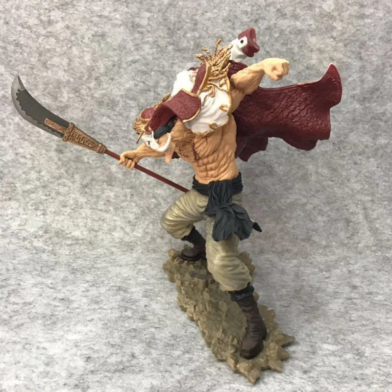 Figura Edward Newgate (Barbablanca) - One Piece | Barbablanca con su bisento en pose de combate 25cm