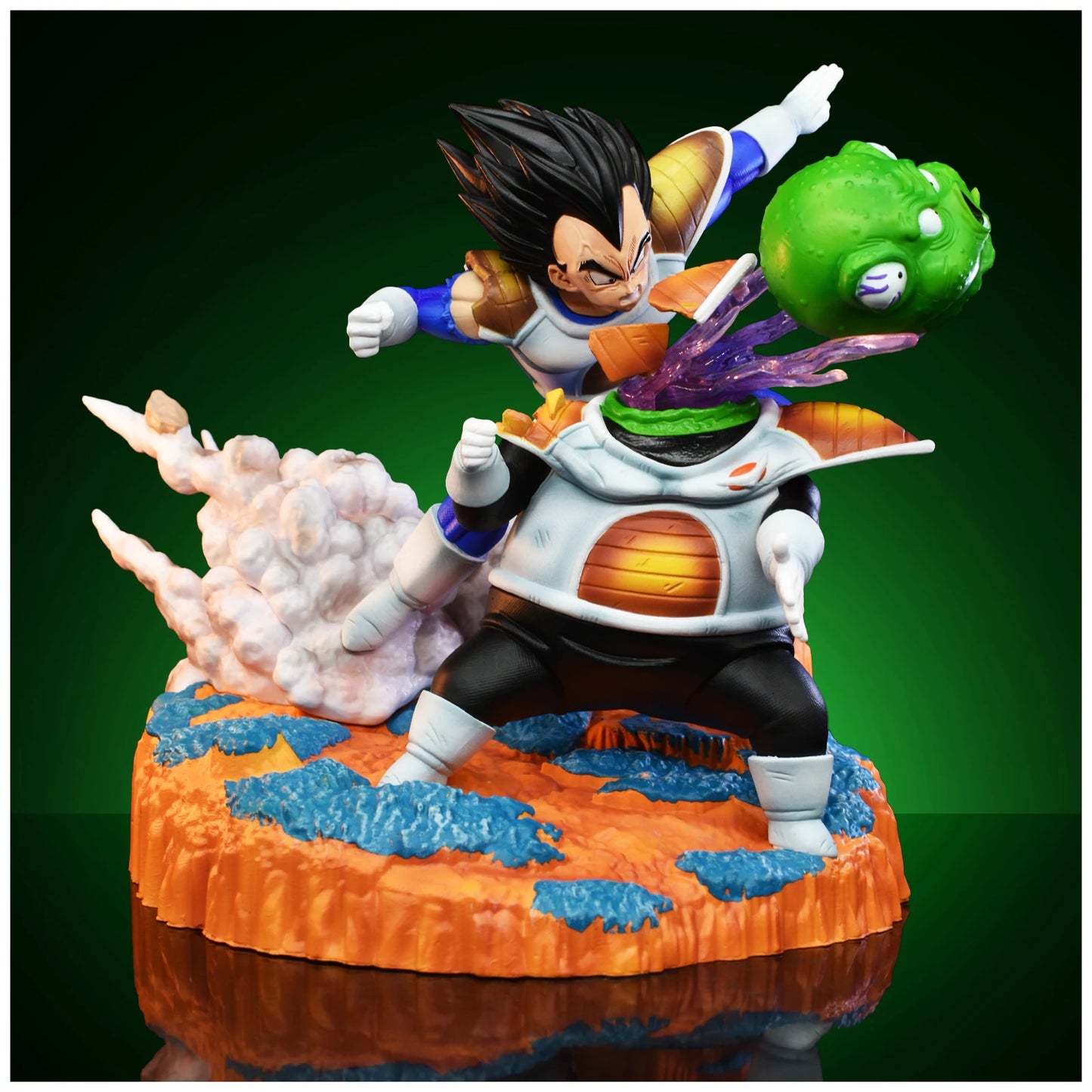Figura Vegeta vs Guldo - Dragon Ball Z | Fuerzas Ginyu 21cm