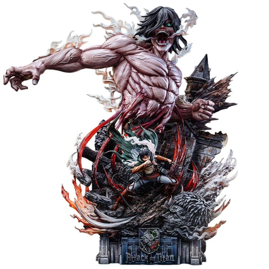 Figura Eren Jaeger Titán de Ataque - Ataque a los Titanes | Hertz Studio GK 73cm