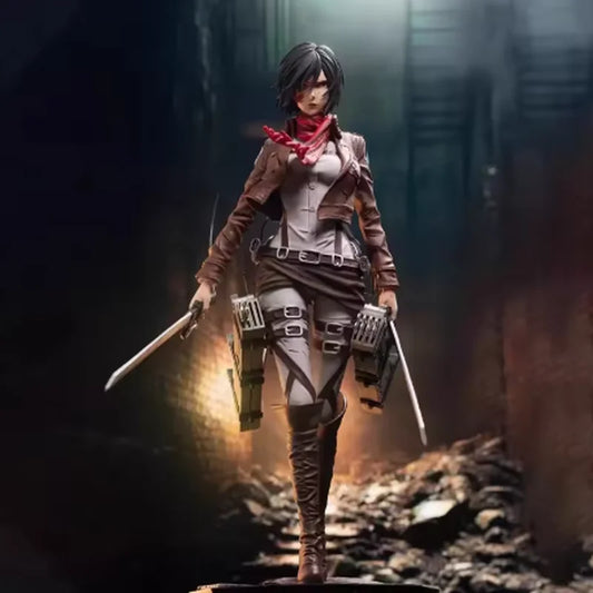 Figura Mikasa Ackerman - Attack on Titan | Estatua Decorativa 30cm