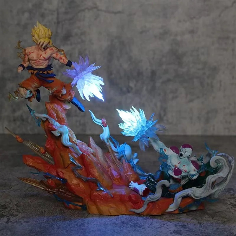 Figura Son Goku vs Freezer - Dragon Ball Z | Diorama 21cm