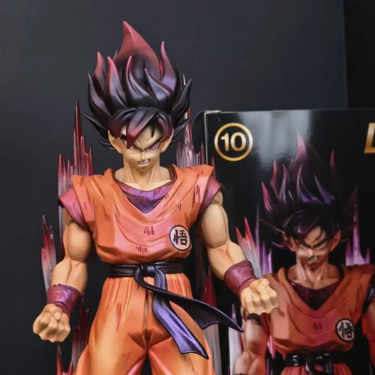 Figura Son Goku Kaioken - Dragon Ball Z | PVC 37cm
