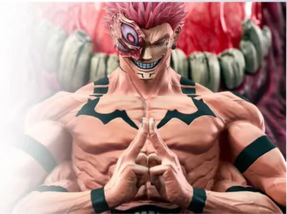 Figura Itadori Yuji y Ryomen Sukuna - Jujutsu Kaisen | Itadori Yuji y Ryomen Sukuna en pose dual 31cm