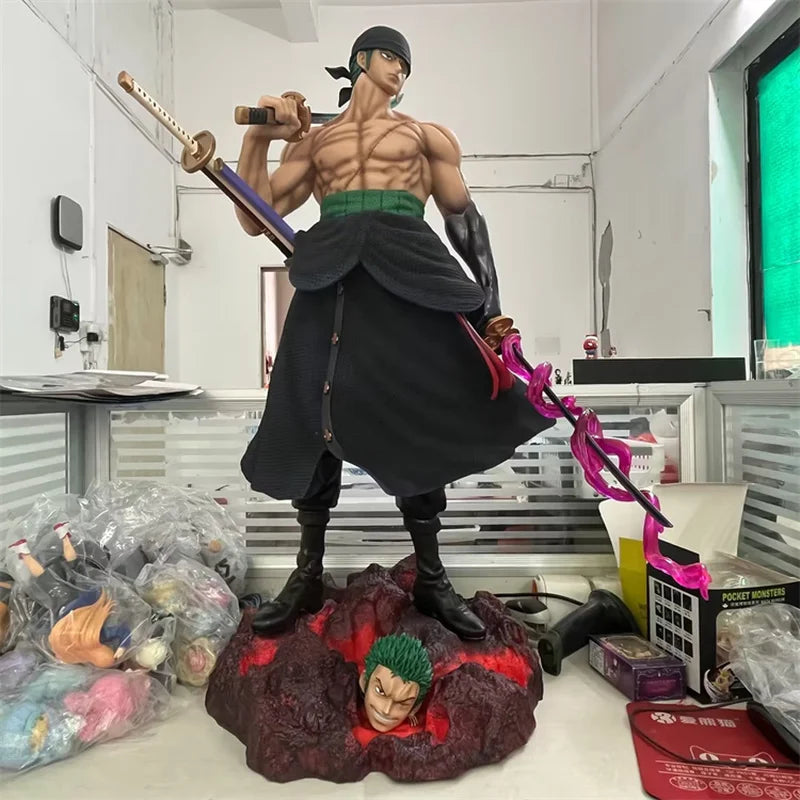 Figura Roronoa Zoro - One Piece | Estatua GK 73cm