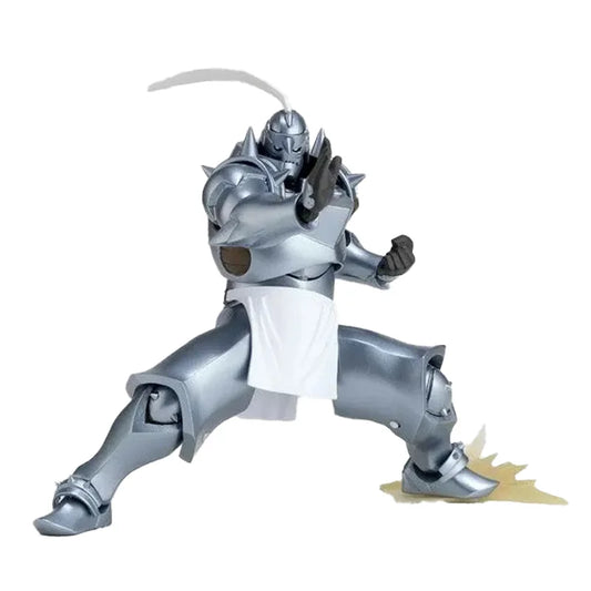 Figura Alphonse Elric - Fullmetal Alchemist | Kit Modelismo Articulado Pose Combate 17cm