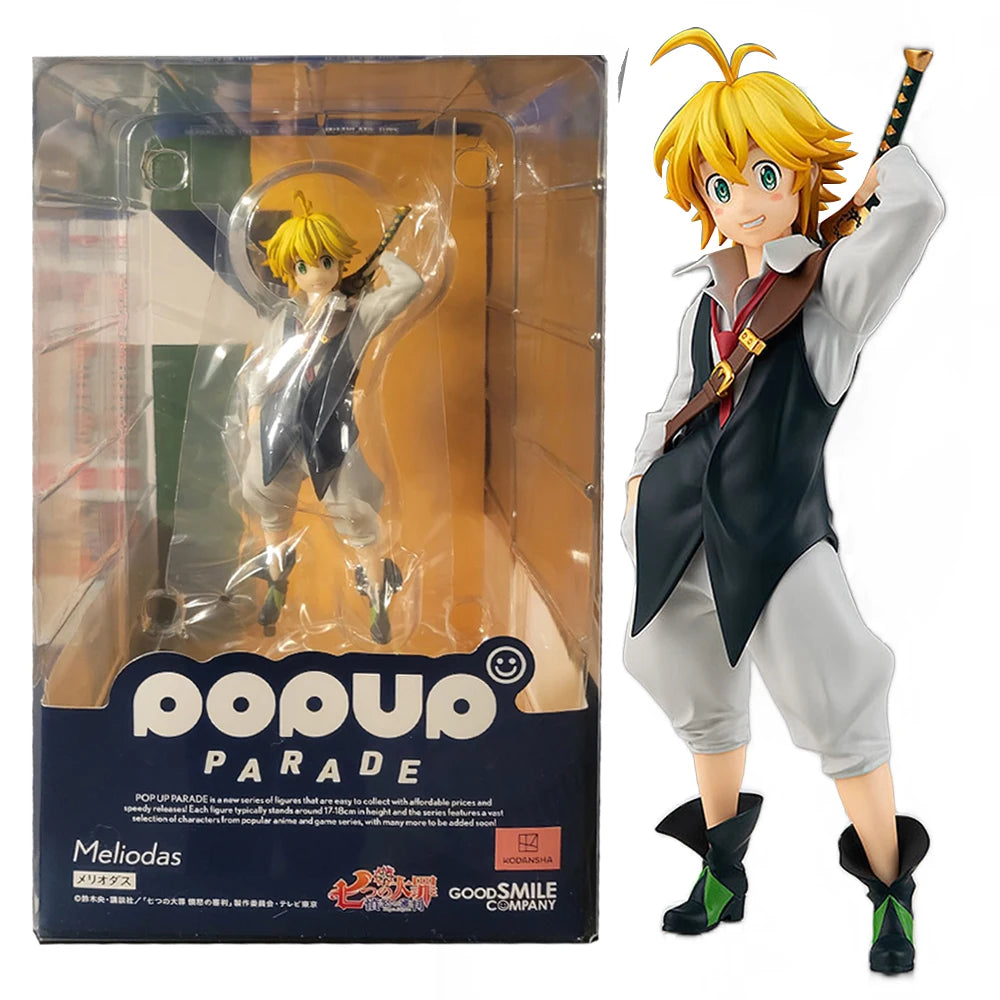 Figura Meliodas - Seven Deadly Sins | Meliodas, Capitán de los Siete Pecados Capitales, con espada 15cm