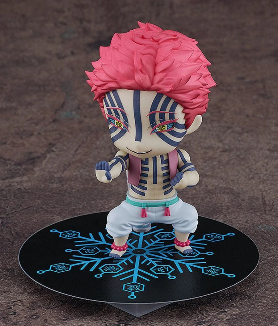 Figura Akaza - Demon Slayer | Luna Superior Tres Chibi 10cm