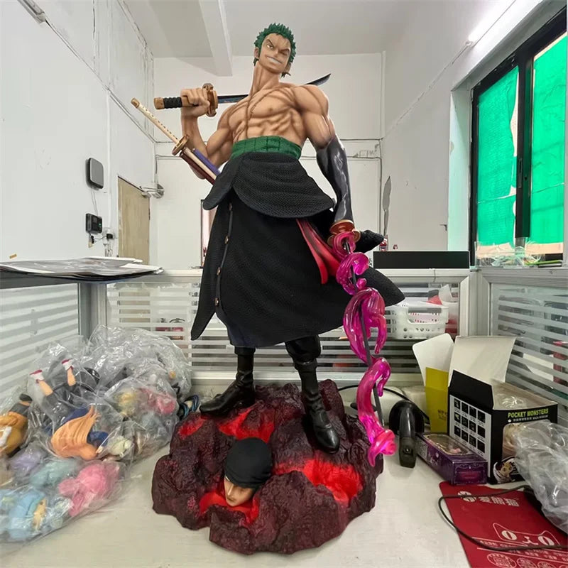 Figura Roronoa Zoro - One Piece | Estatua GK 73cm