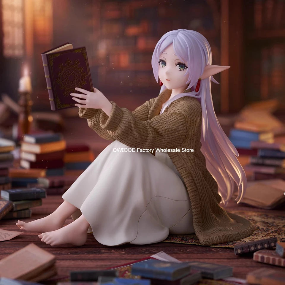 Original TAITO Frieren: Beyond Journey's End 13cm Frieren postura sentada figuras coleccionables modelo Juguetes