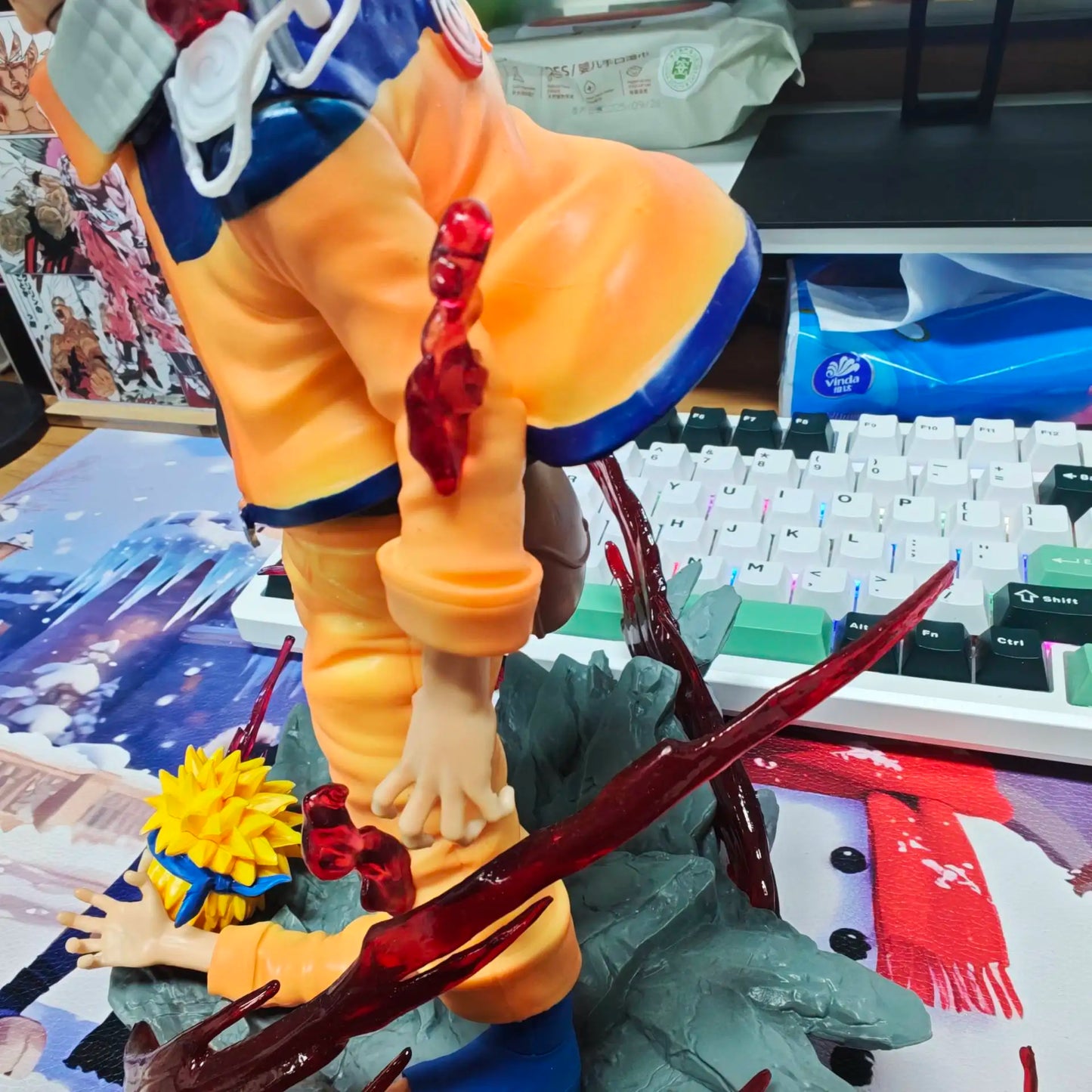 Figura Naruto Uzumaki - Naruto Shippuden | GK Premium Nueve Colas Juvenil