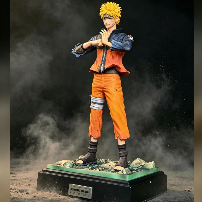 Figura Naruto Uzumaki - Naruto Shippuden | Daños de Batalla Doble Cabeza