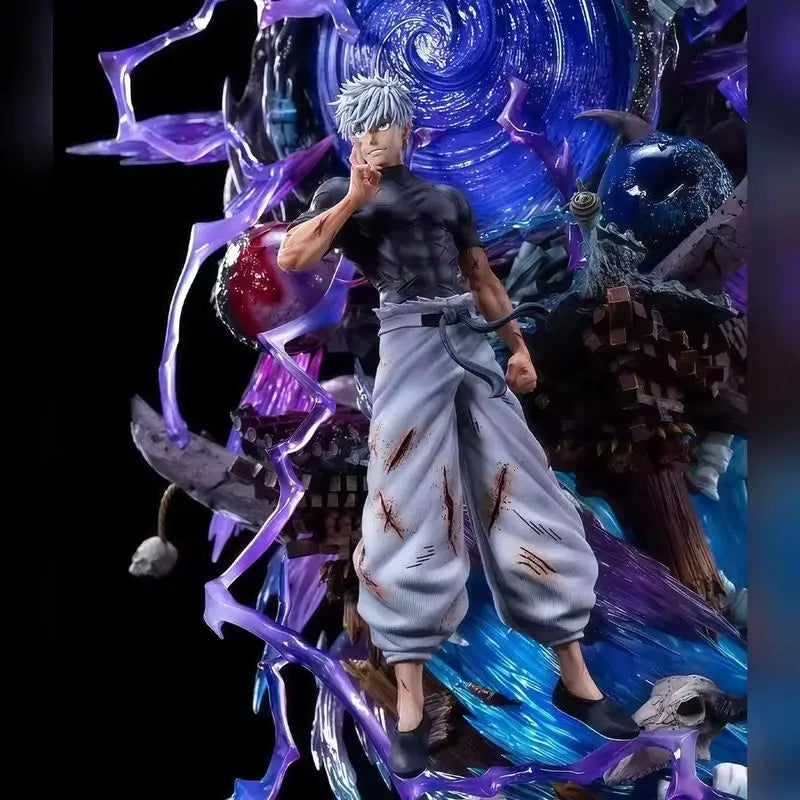 Figura Gojo Satoru - Jujutsu Kaisen | Estatua GK Triple Cabeza 23.5cm