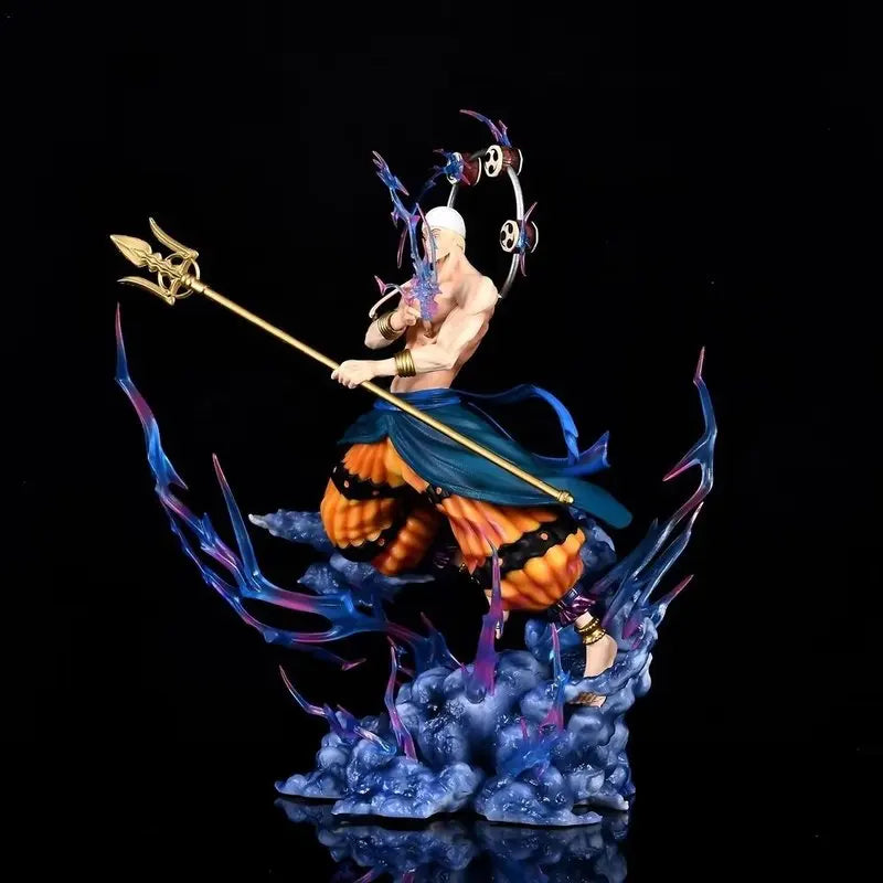 Figura Enel - One Piece | GK con Luz LED y 3 Cabezas Intercambiables