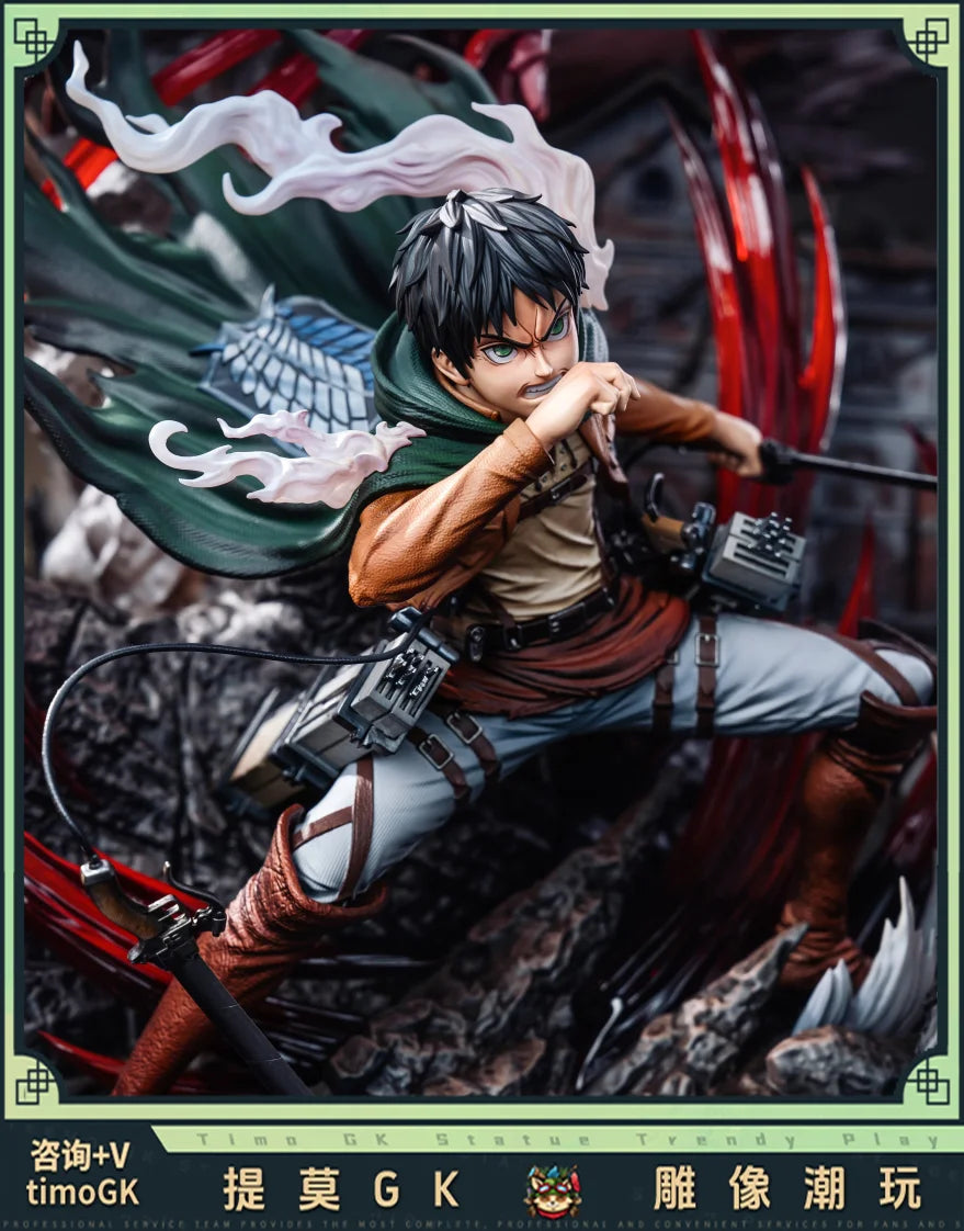 Figura Eren Jaeger Titán de Ataque - Ataque a los Titanes | Hertz Studio GK 73cm