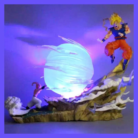 Figura Goku vs Majin Buu Genkidama - Dragon Ball Z | 21cm