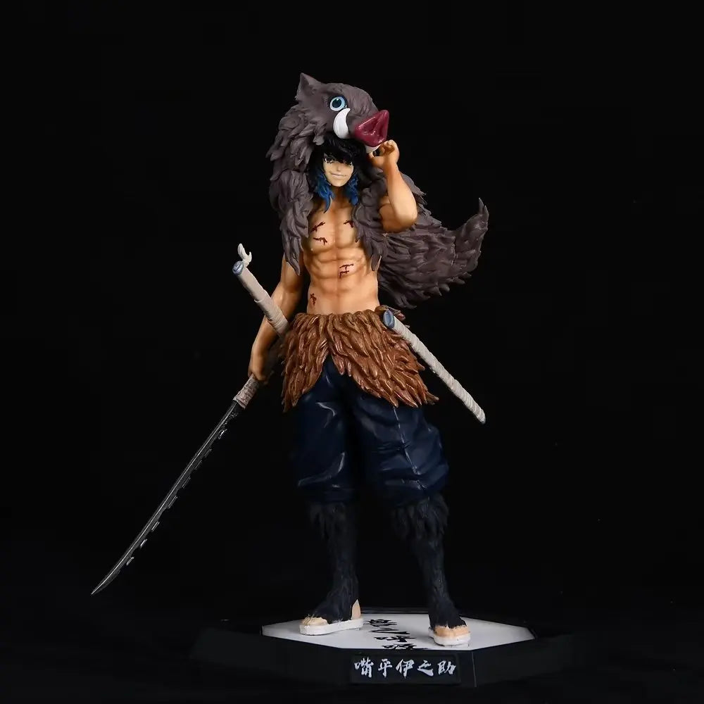 Figura Inosuke Hashibira - Kimetsu no Yaiba | Pose de Combate 30cm