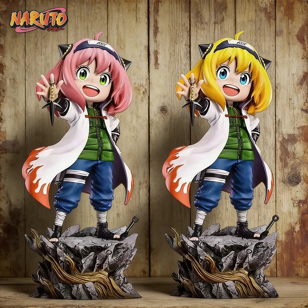 Figura Anya Forger Cosplay Minato - Spy x Family x Naruto | PVC 19cm