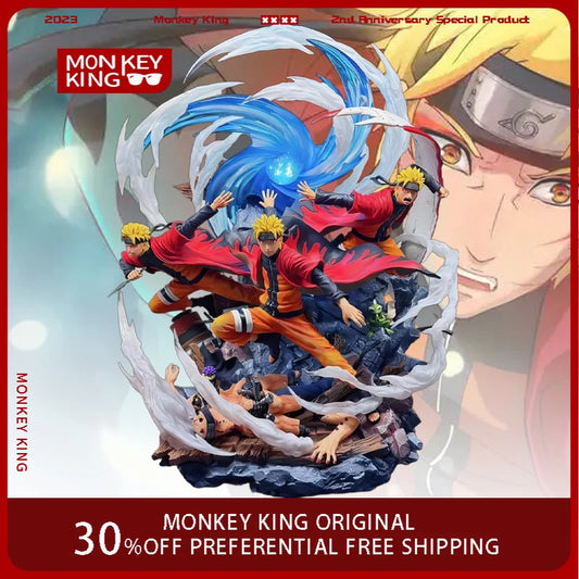 Figura Naruto Uzumaki Luminosa - Naruto | Estatua con LED 30cm