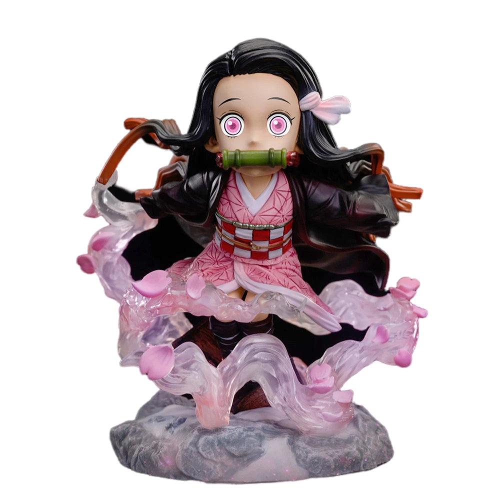 Figura Nezuko Kamado / Kyojuro Rengoku chibi - Demon Slayer | G5 Studio PVC 7-10cm